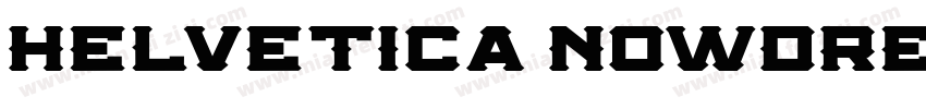 Helvetica NowDRegula字体转换